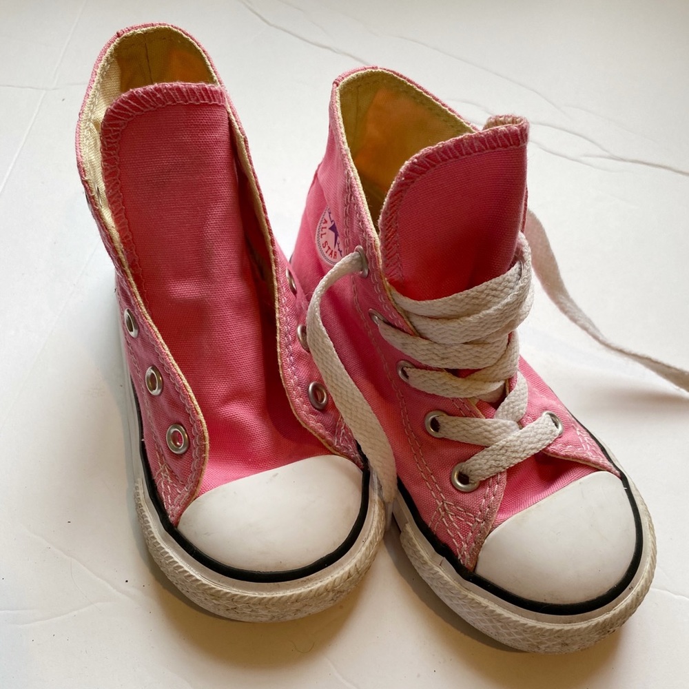 Pink Converse High Tops